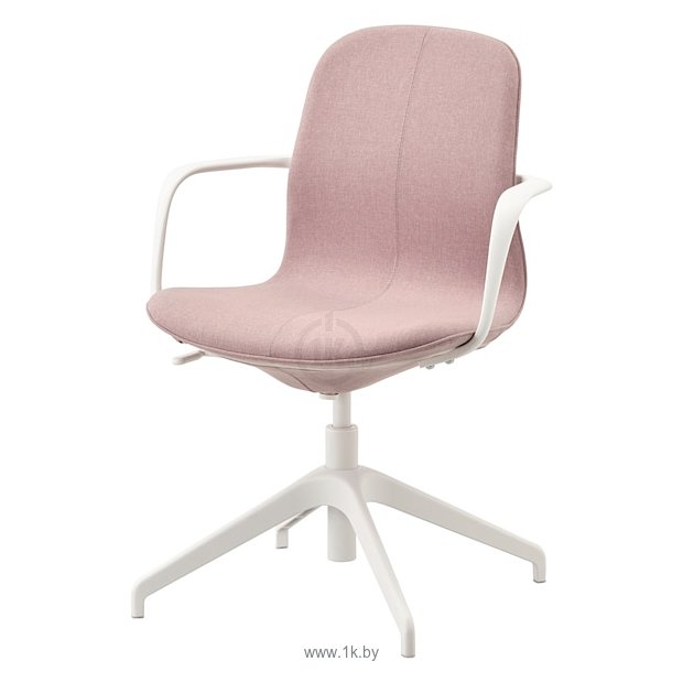 Фотографии Ikea Лонгфьелль 193.863.37 (светлый коричнево-розовый/белый)