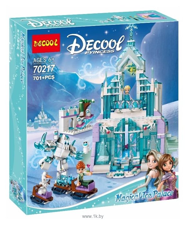 Фотографии Jisi bricks (Decool) Decool Pyincess 70217 Волшебный ледяной замок Эльзы