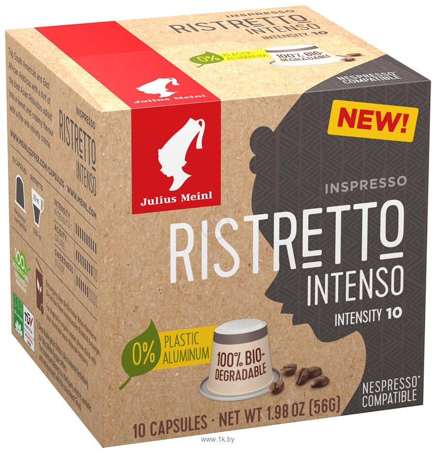 Фотографии Julius Meinl Biodegradable Ristretto Intenso 10 шт