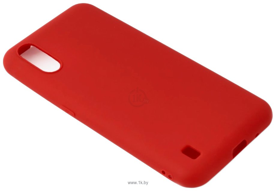 Фотографии Case Matte для Samsung Galaxy M01 (красный)