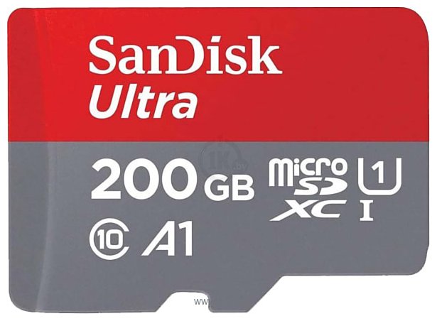 Фотографии SanDisk Ultra microSDXC SDSQUAR-200G-GN6MN 200GB