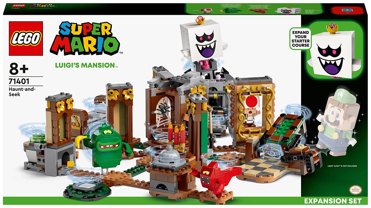 Фотографии LEGO Super Mario 71401 Luigi’s Mansion: призрачные прятки