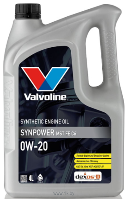 Фотографии Valvoline SynPower MST FE C6 0W-20 4л