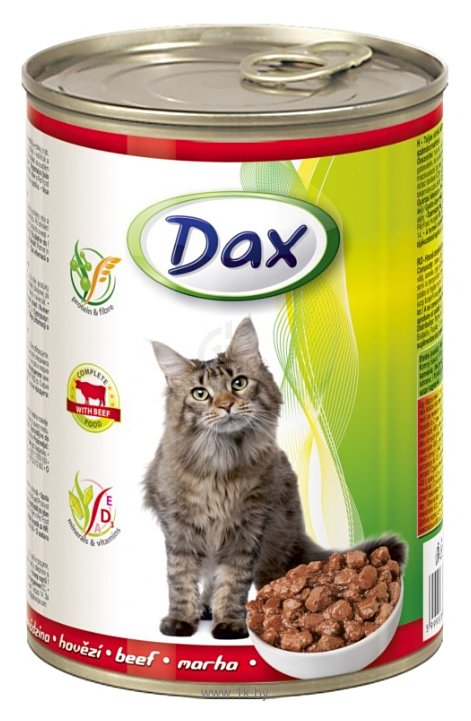 Фотографии DAX Говядина для кошек консервы (0.415 кг)