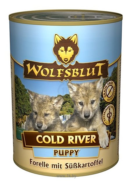 Фотографии Wolfsblut Консервы Cold River Puppy (0.395 кг) 1 шт.