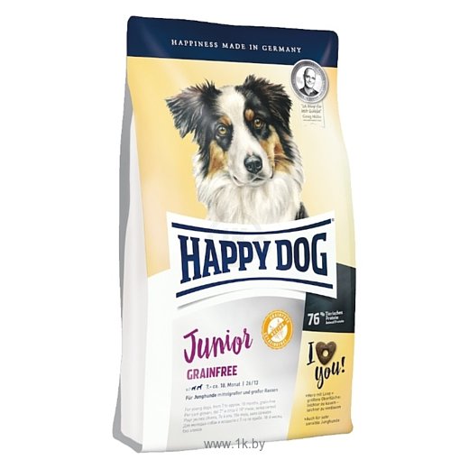 Фотографии Happy Dog (1 кг) Junior Grainfree