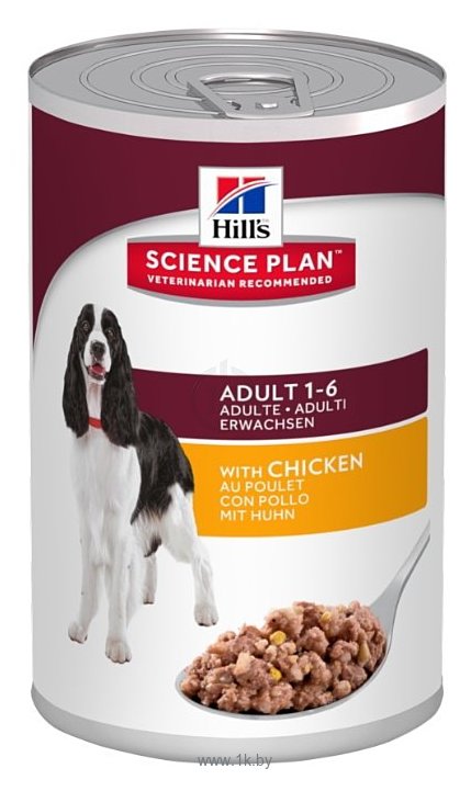 Фотографии Hill's (0.37 кг) 1 шт. Science Plan Canine Adult Savoury Chicken Canned