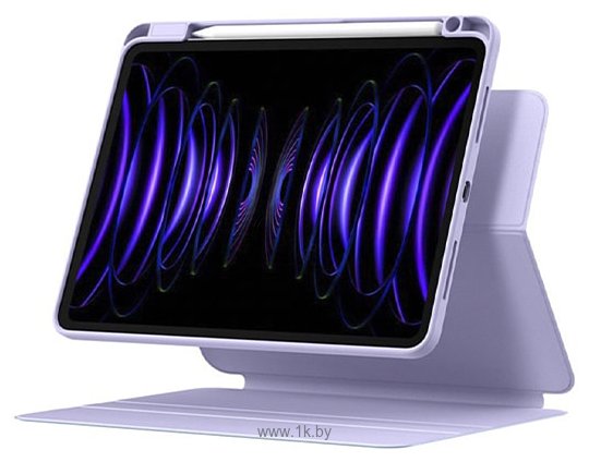 Фотографии Baseus Minimalist Series Magnetic Protective Case/Stand для Apple iPad Pro 11/Air-4/Air-5 10.9 (фиолетовый)
