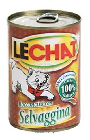 Фотографии LeChat Консервы Кусочки в соусе Дичь (0.4 кг) 1 шт.