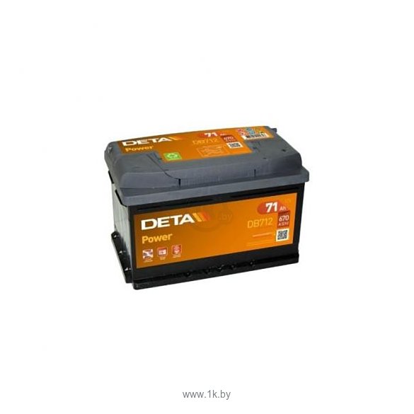 Фотографии Deta Power DB712 L (71Ah)