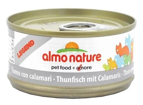 Фотографии Almo Nature (0.07 кг) 1 шт. Legend Adult Cat Tuna and Calamari