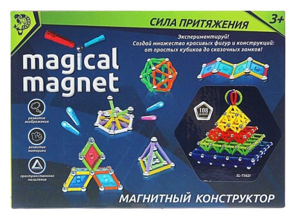 Фотографии Забияка Magical Magnet 1387364-108 Необычные фигуры