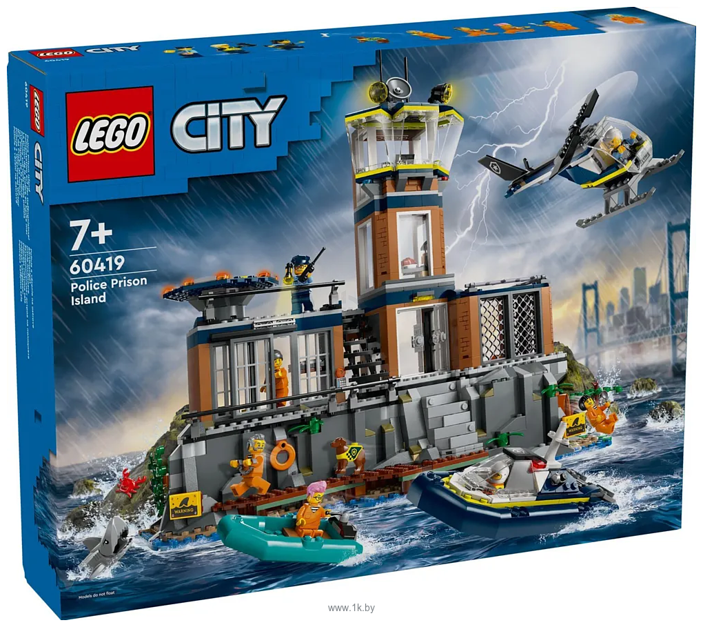 Фотографии LEGO City 60419 Полицейская тюрьма на острове