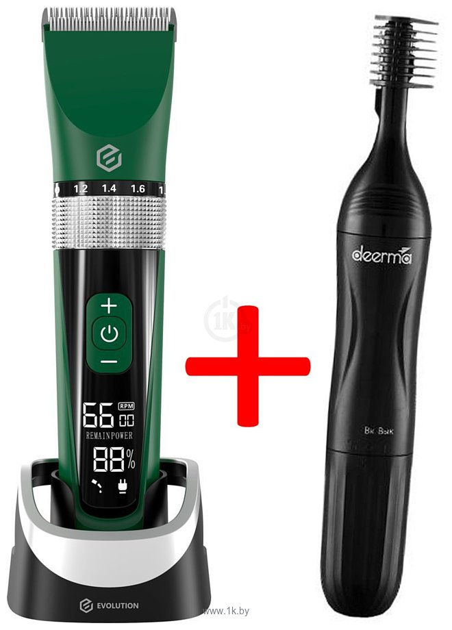 Фотографии Evolution Barber Full control + Триммер для носа и ушей Deerma DEM-TM05W