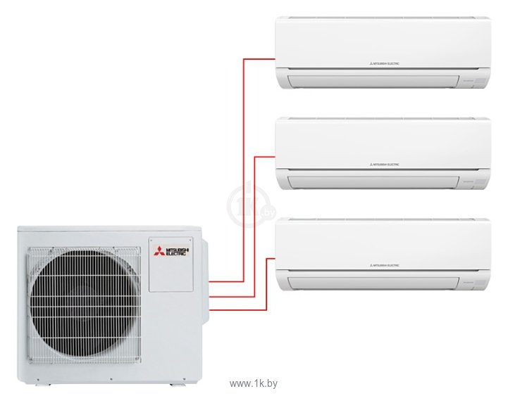 Фотографии Mitsubishi Electric MSZ-HJ25VA-ER13 / MXZ-3HJ50VA-ER1