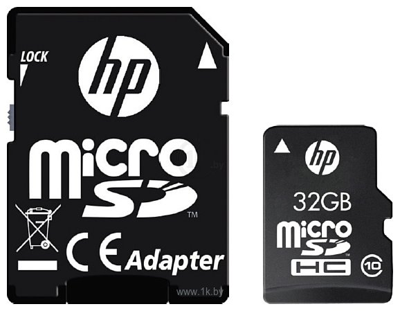 Фотографии HP microSDHC Class 10 32GB