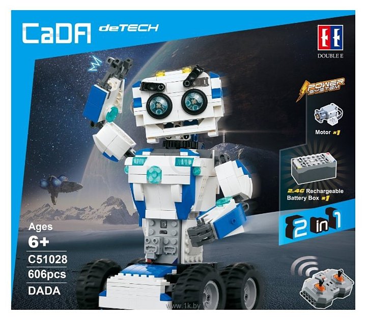 Фотографии CaDa Detech радиоуправляемый Робот-трансформер 2 в 1 C51028W