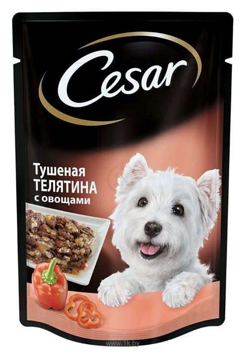 Фотографии Cesar (0.1 кг) 1 шт. Тушеная телятина с овощами