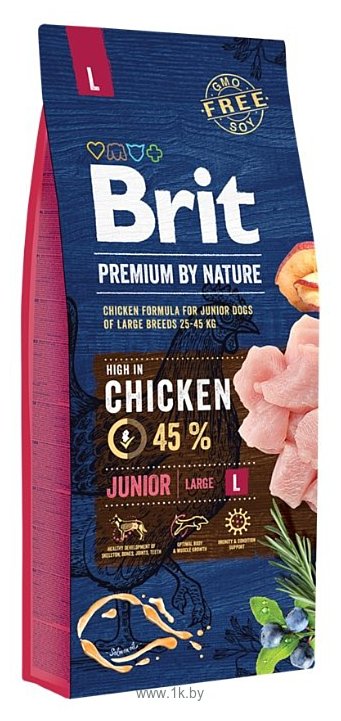 Фотографии Brit (18 кг) Premium by Nature Junior L
