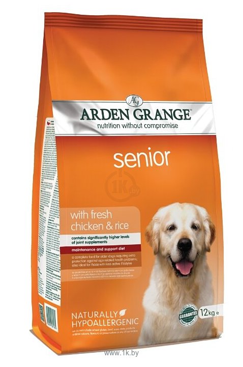 Фотографии Arden Grange (12 кг) Senior курица и рис сухой корм для стареющих собак
