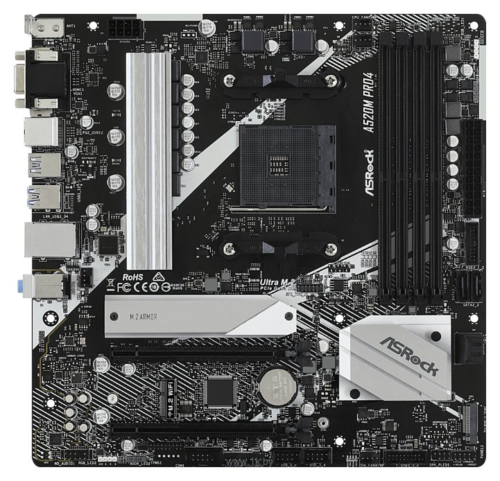 Фотографии ASRock A520M PRO4