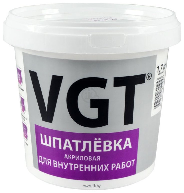 Фотографии VGT Для внутренних работ (1.7 кг)