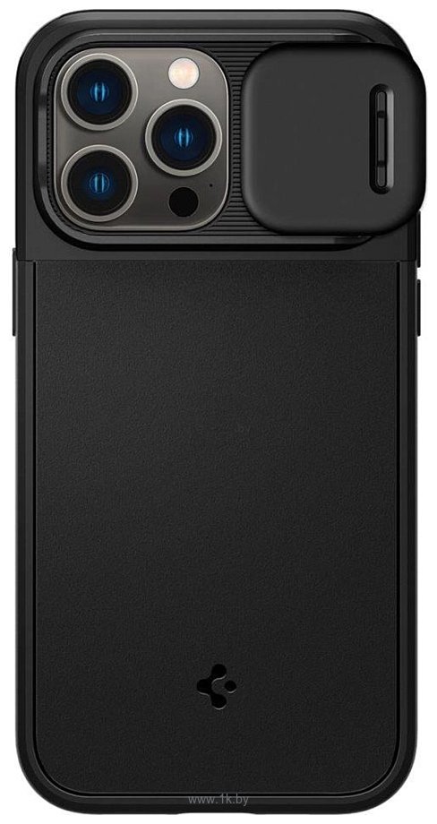 Фотографии Spigen Optik Armor (MagFit) для iPhone 14 Pro Max ACS04848 (черный)