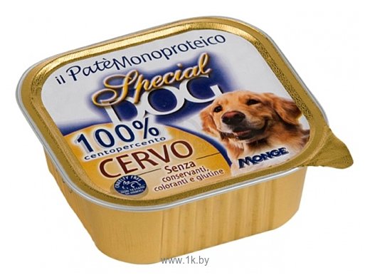 Фотографии Special Dog Паштет из 100% мяса Оленины (0.300 кг) 3 шт.