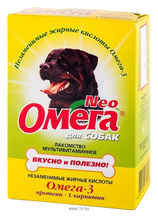 Фотографии Омега Neo для собак с протеином и L-карнитином,