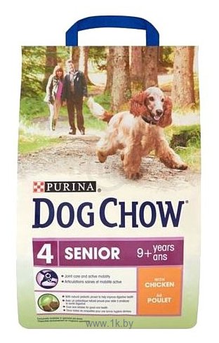 Фотографии DOG CHOW Senior с курицей для собак пожилого возраста (2.5 кг)