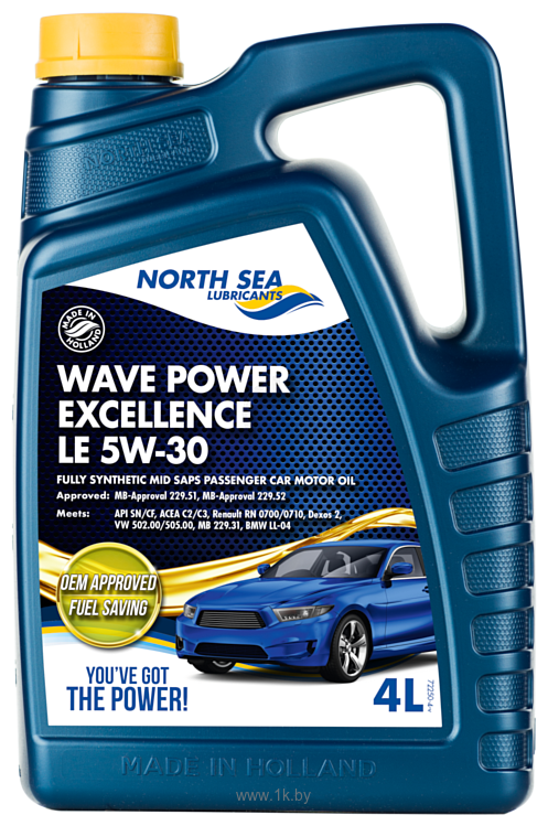 Фотографии North Sea Lubricants Wave power excellence 5W-30 4л