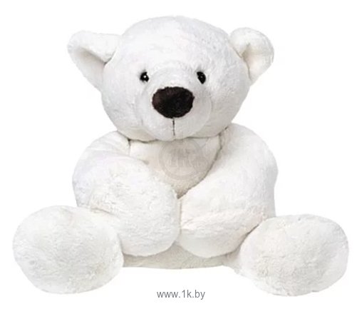 Фотографии Gulliver Медведь белый, лежачий (43 см)