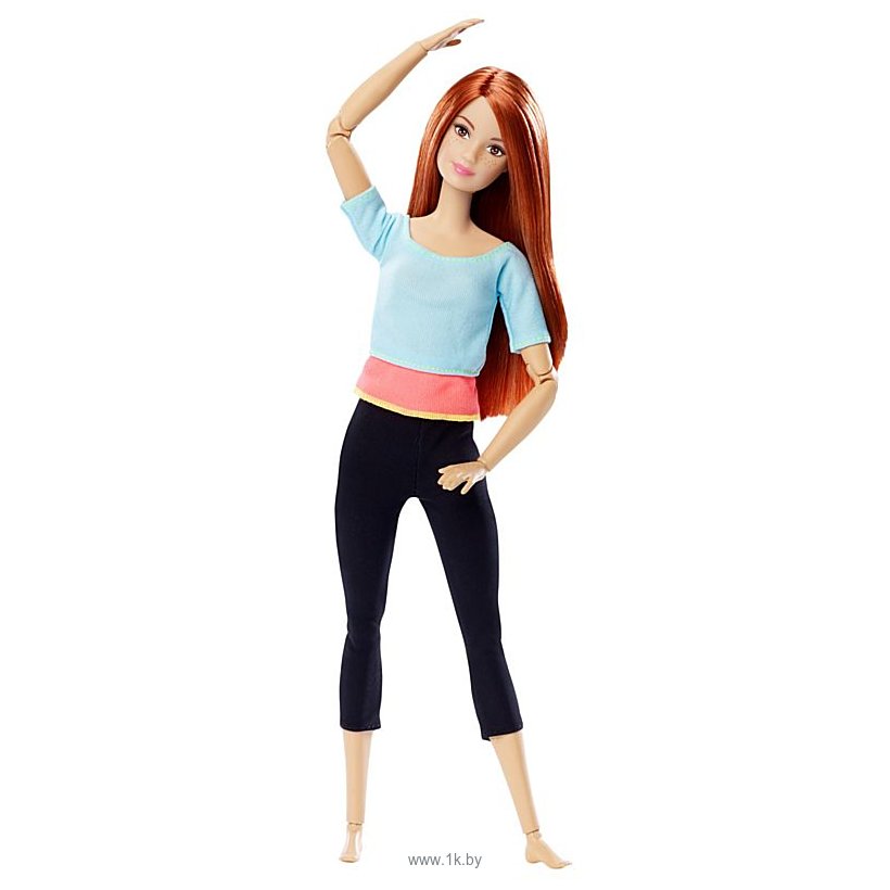 Фотографии Barbie Made to Move Doll - Blue Top (DPP74)