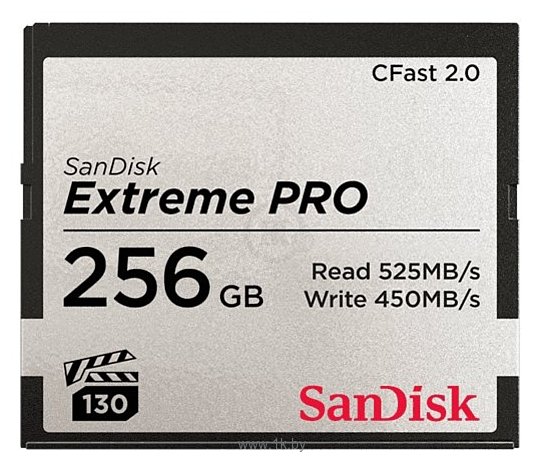 Фотографии SanDisk Extreme PRO CFast 2.0 525MB/s 256GB