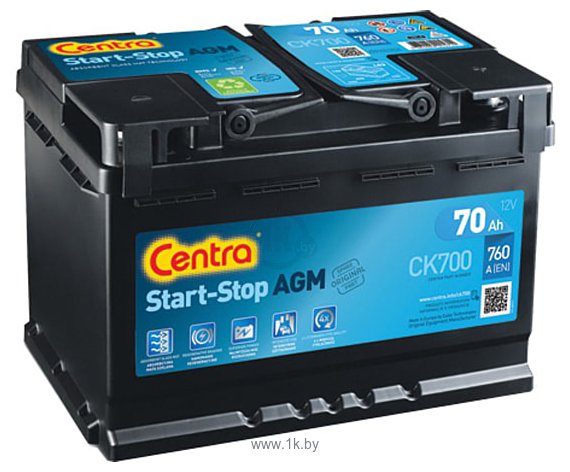 Фотографии Centra Start-Stop AGM CK700 (70Ah)