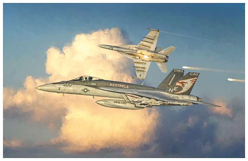 Фотографии Italeri 2791 F/A-18 E Super Hornet