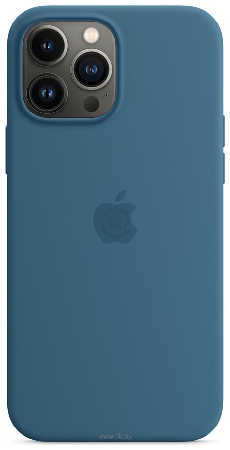 Фотографии Apple MagSafe Silicone Case для iPhone 13 Pro Max (полярная лазурь)