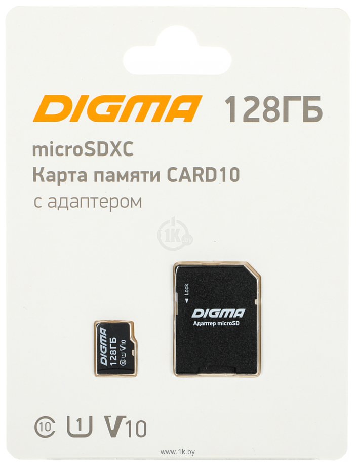 Фотографии Digma MicroSDXC Class 10 Card10 DGFCA128A01