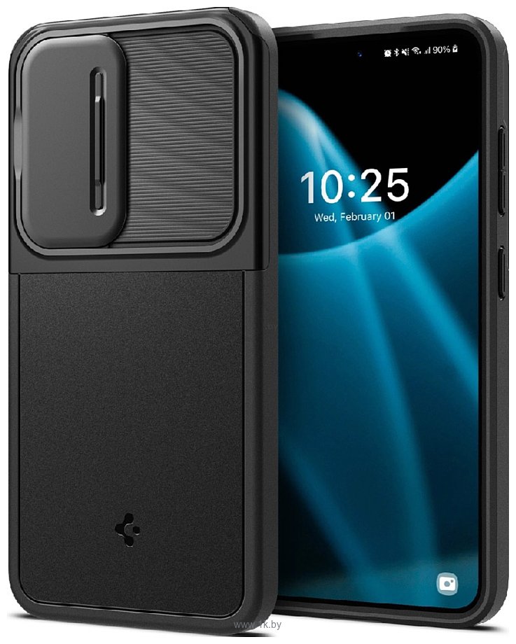 Фотографии Spigen Optik Armor для Galaxy S24 ACS07363 (черный)