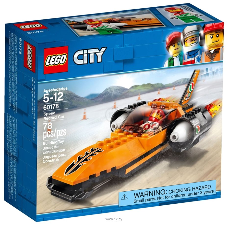 Фотографии LEGO City 60178 Гоночный автомобиль