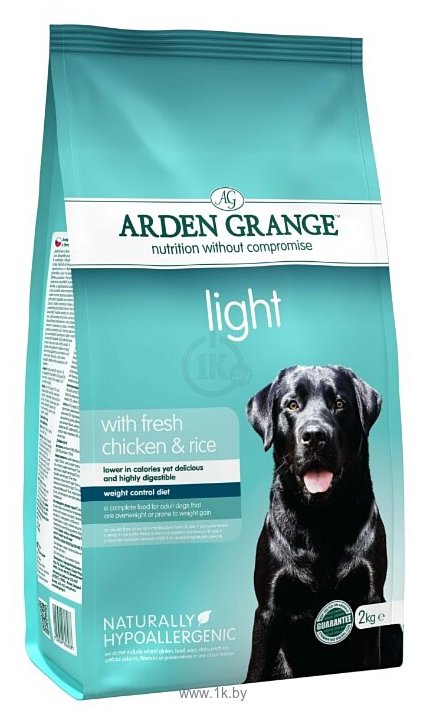 Фотографии Arden Grange (2 кг) Adult Light курица и рис сухой корм для взрослых собак, диетический