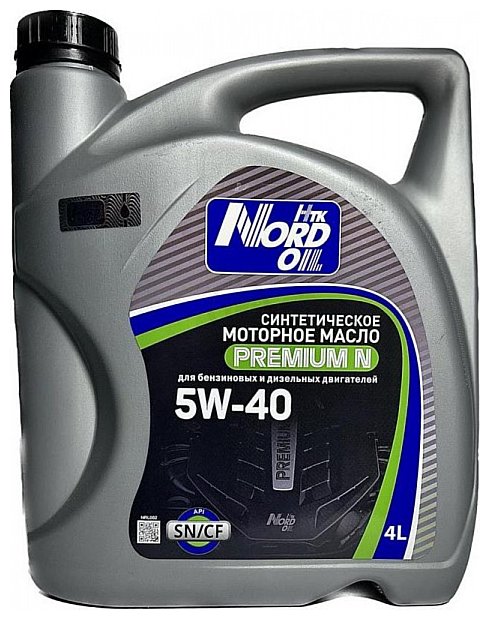 Фотографии Nord Oil Premium N 5W-40 SN/CF 4л