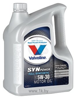 Фотографии Valvoline SynPower 5W-30 4л