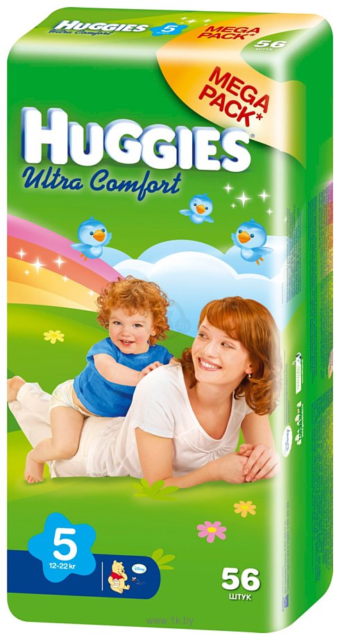Фотографии Huggies Ultra Comfort (12-22 кг) Mega Pack 56 шт