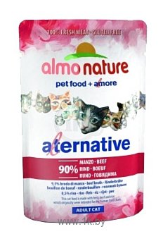 Фотографии Almo Nature Alternative 90% Beef (0.055 кг) 1 шт.