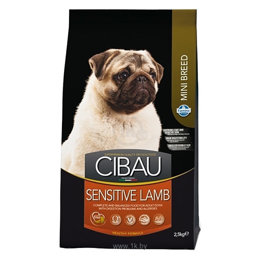 Фотографии Farmina (2.5 кг) Cibau Sensitive Lamb Mini