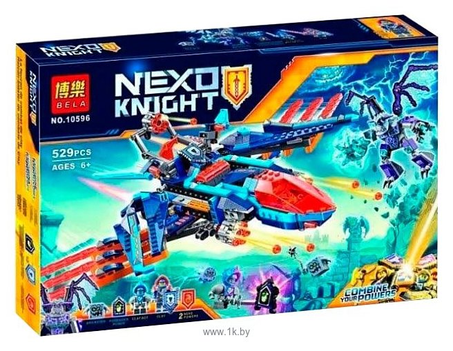 Фотографии BELA Nexo Knight 10596 Самолет-истребитель Сокол Клэя