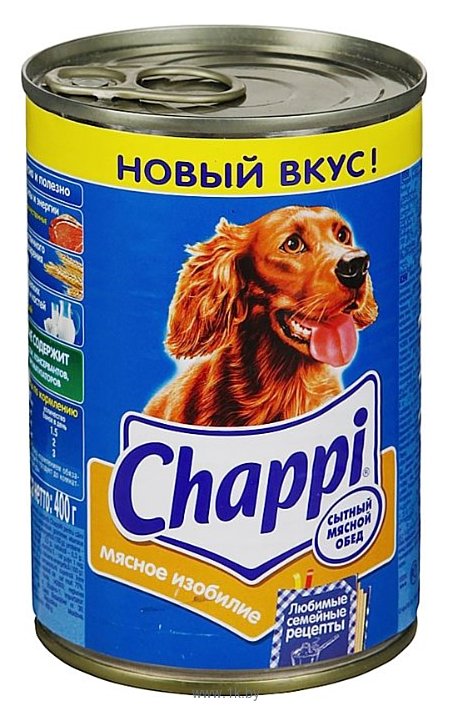 Фотографии Chappi Консервы Мясное изобилие (0.4 кг) 24 шт.