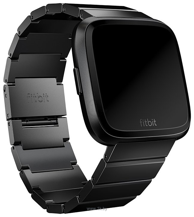 Фотографии Fitbit стальной для Fitbit Versa (черный)