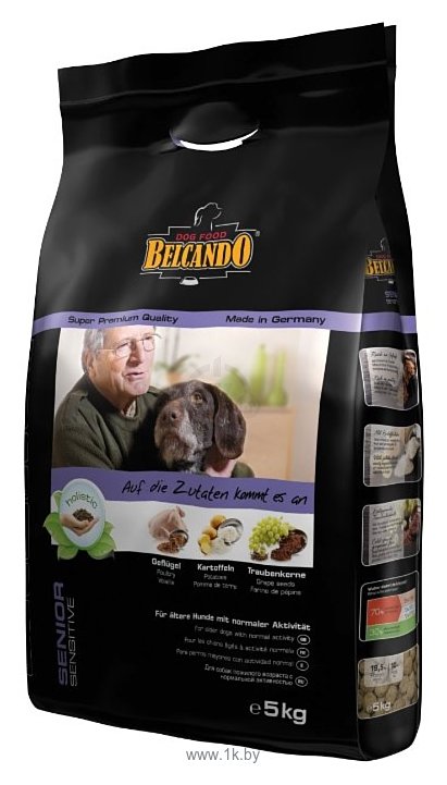 Фотографии Belcando Senior Sensitive для собак пожилого возраста с нормальной активностью (5 кг)